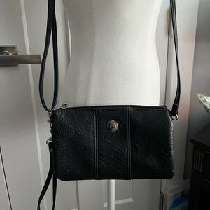 Stone Mountain Black Crossbody Bag